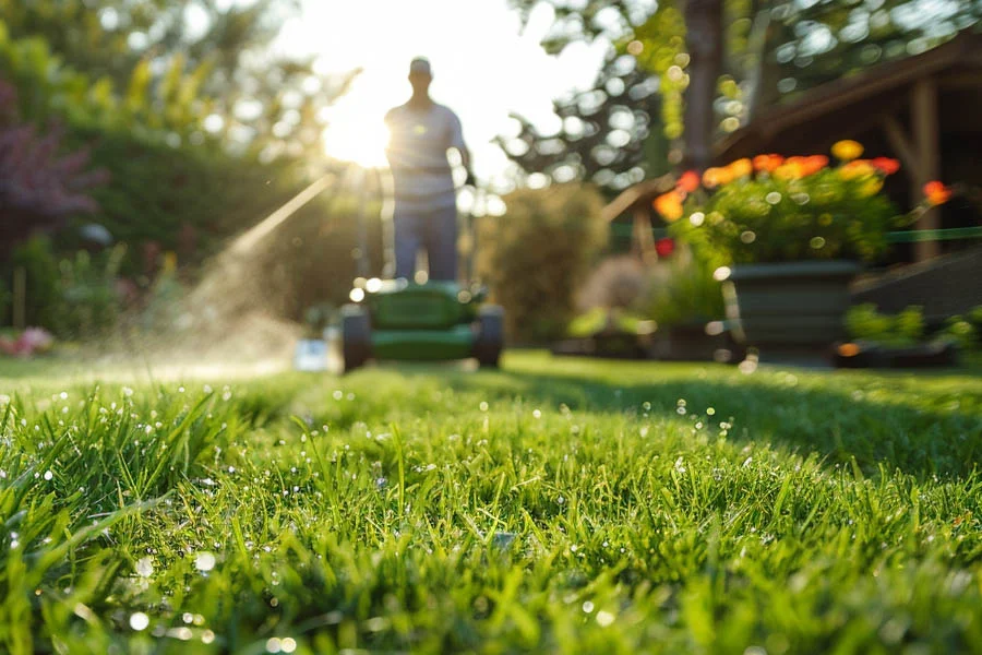 self propelled battery powered lawn mower